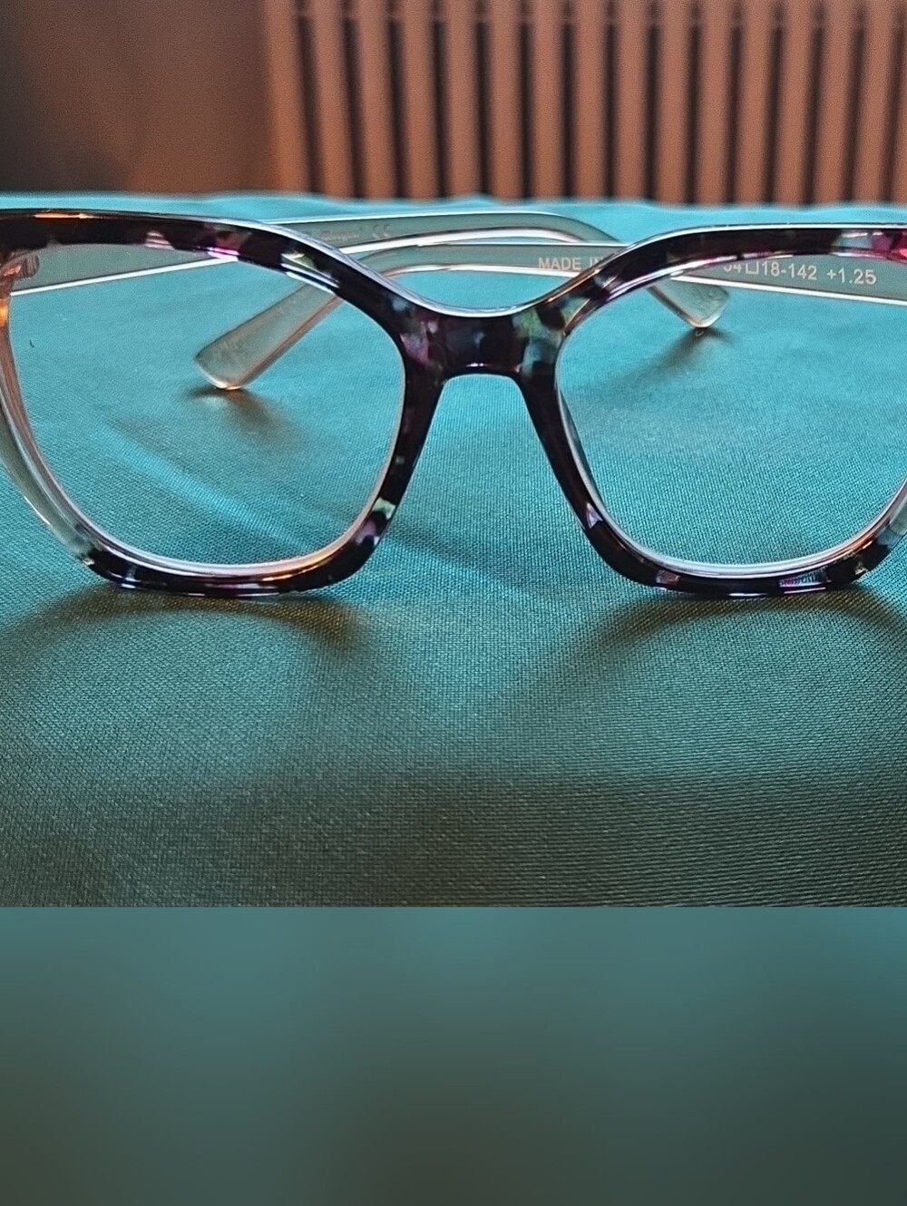 Clear Purple Tortoiseshell Women's Fashion Eyeglass Frames